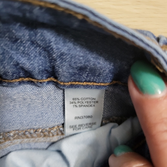 Cato Blue Flare Wide-Leg Jeans with Frayed Hem Size 14 - Picture 3 of 9